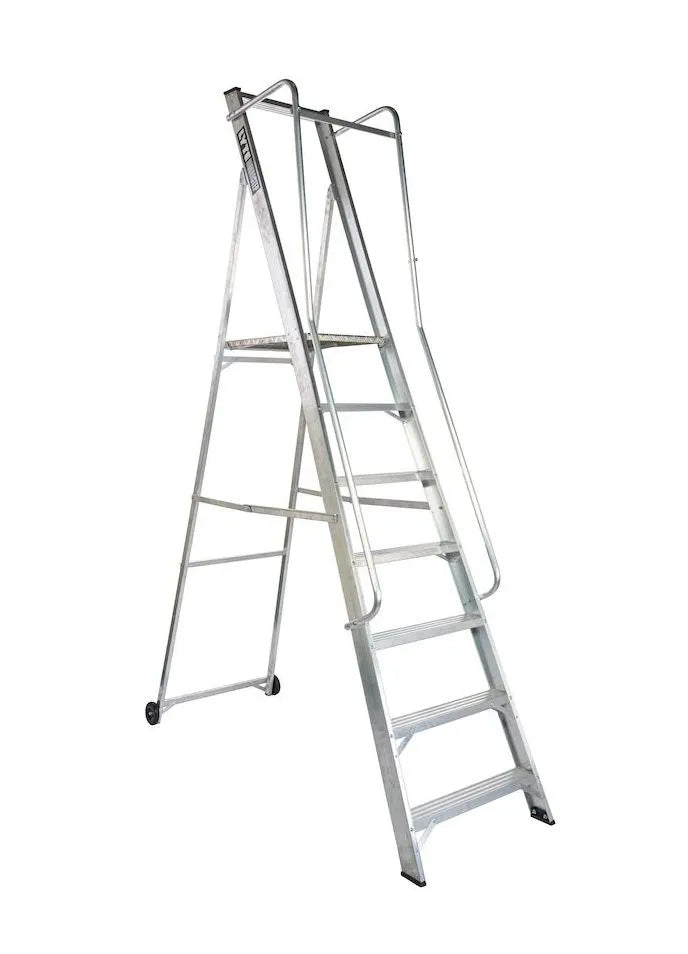 Lyte Magnastep Wide Step Ladder 7 Tread