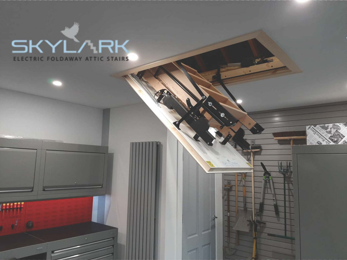 Skylark Electric Loft Ladder in Operation