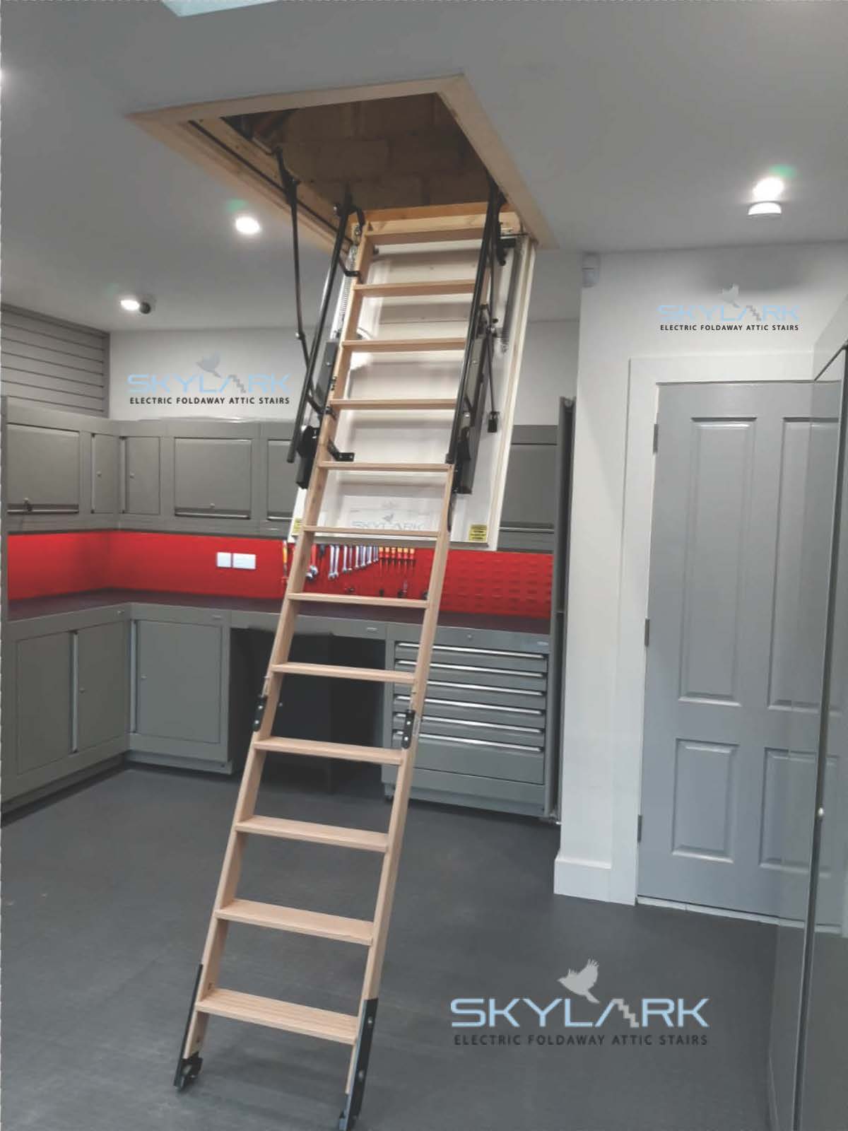 Skylark Electric Foldaway Loft Ladders