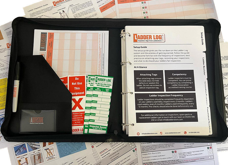 Ladder Log Sticker Business Pack - Open