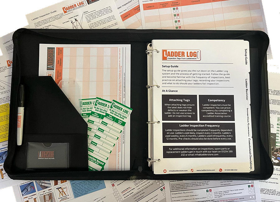 Ladderstore Ladder Log Tag & Holder Medium Business Pack