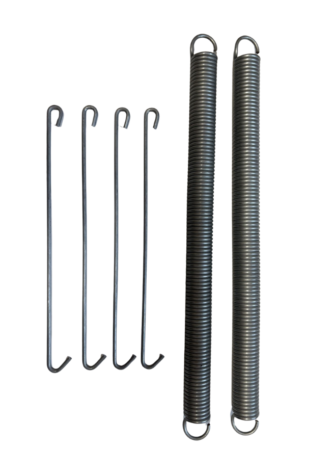 Spring and Hooks For Youngman Loft Ladders On White Background