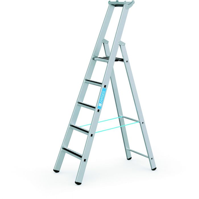 Zarges Z600 Flanged R13 Anodised Stepladder