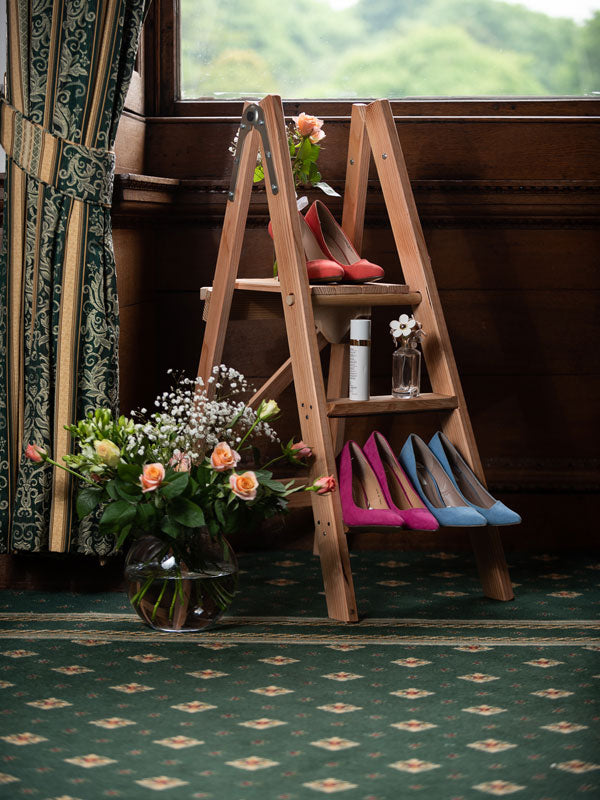 W H Hulley Heritage Wooden Step Ladders