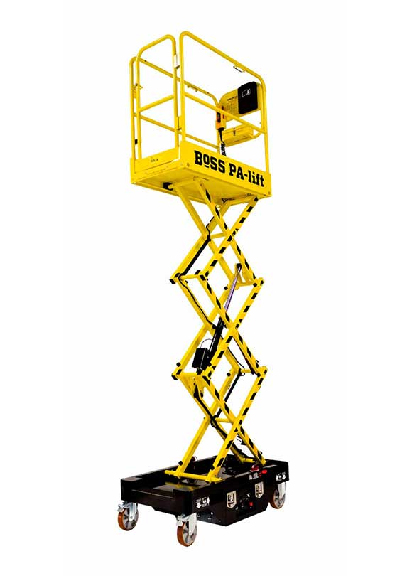 Boss PA Push Around Powered Scissor Lift - 3.4 m