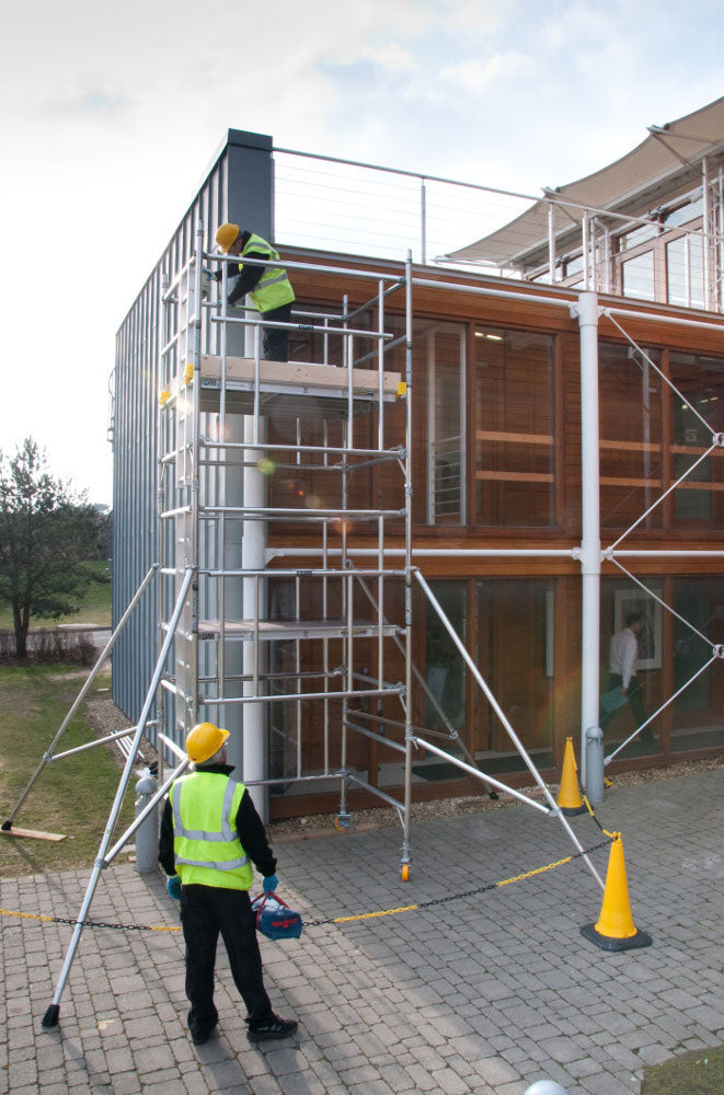 Boss Evolution Ladderspan AGR Double Width Camlock Tower - 10.2 m Platform Height