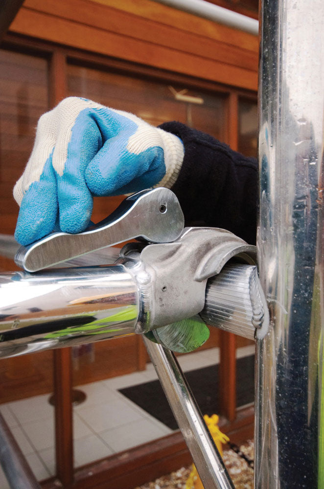 Boss Evolution Ladderspan AGR Double Width Camlock Tower - 9.7 m Platform Height