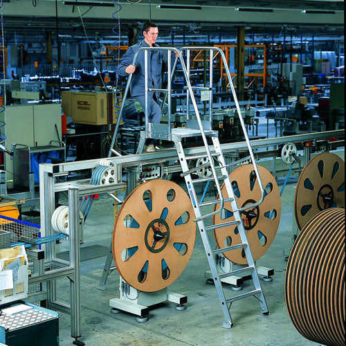 Bespoke Aluminium Bridging Step Over Machinery