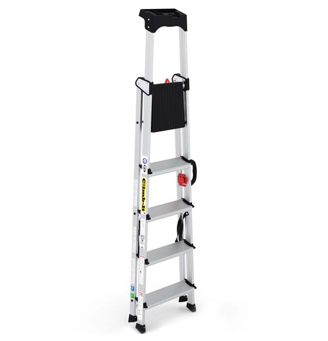 Climb It Professional Step Ladder- 5 Tread Closed
