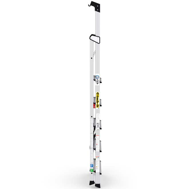 Climb It Professional Stepladder - 6 Tread Closed