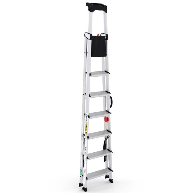 Climb It Professional Stepladder - 6 Tread Closed