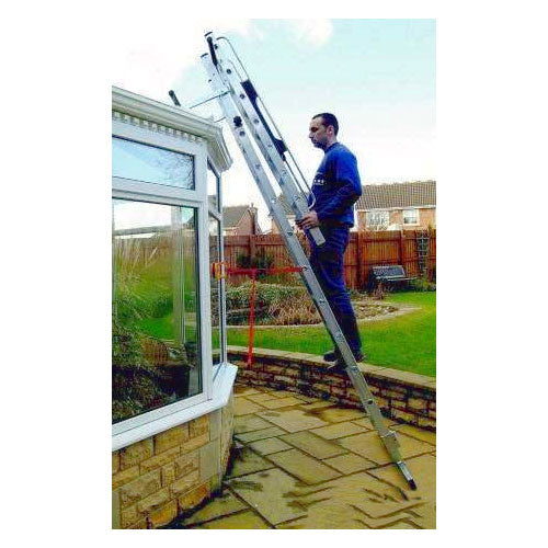 Conservatory Maintenance Ladder with Kneeling Platform & Tool Tray