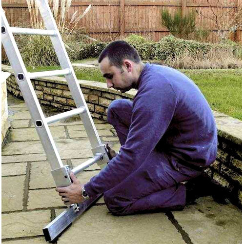 Conservatory Maintenance Ladder with Kneeling Platform & Tool Tray
