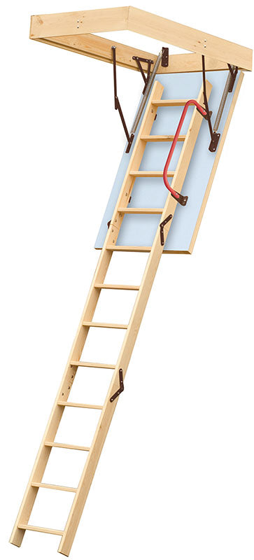 Lyte Easiloft Timber 4 Section Loft Ladder - open ladder
