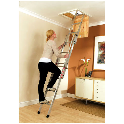 Werner Easiway 3 Section Loft Ladder