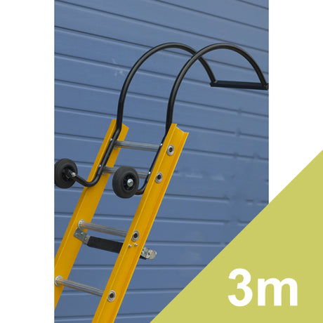 Fibre Glass Roof Ladder - 3.00 m
