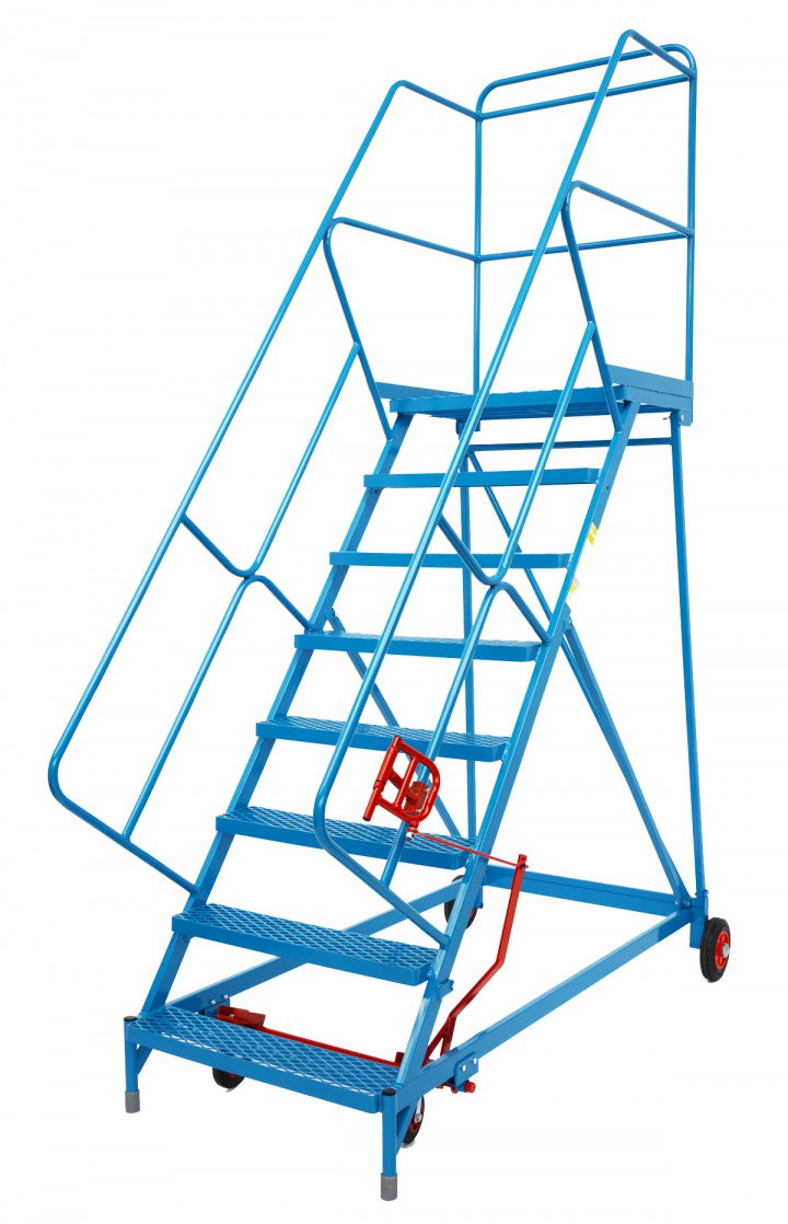 Wide Tread Trojan Mobile Warehouse Steps