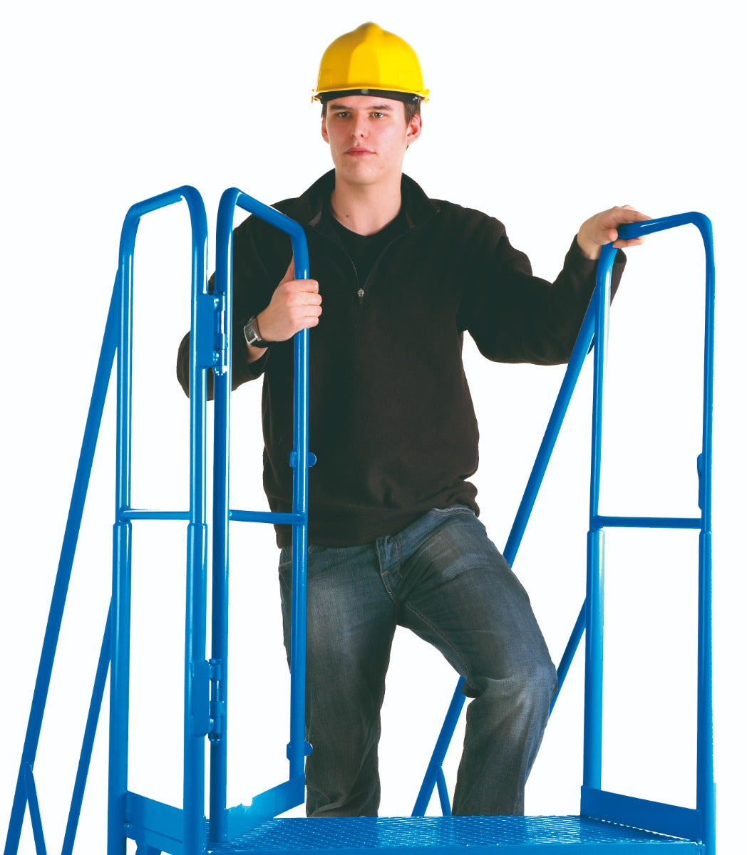 Heavy Duty Wide Tread Trojan Mobile Warehouse Steps