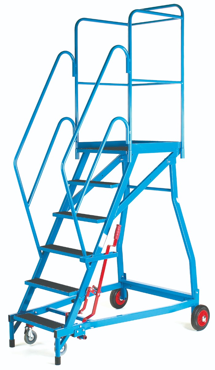 Heavy Duty Elite Mobile Warehouse Steps