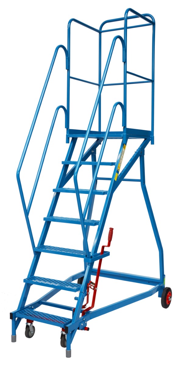 Heavy Duty Elite Mobile Warehouse Steps