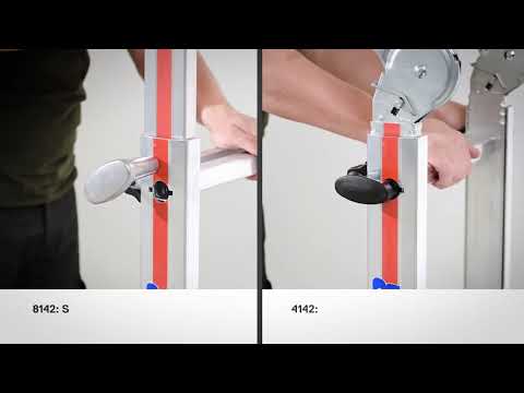 Hymer Telescopic Multi Purpose Ladder With Folding Stabilisers - 4 x 6