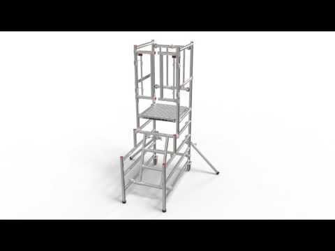 Lytepod BS 8620 Approved Podium Steps - 0.975m Platform Height