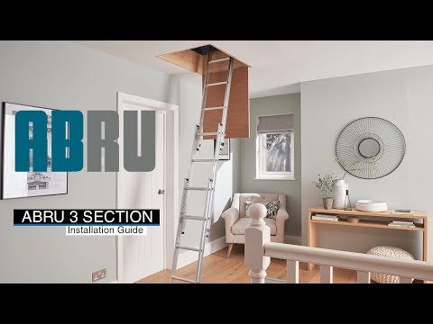Werner Blue Seal Spring Assisted Loft Ladder with Handrail
