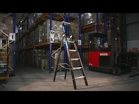 Zarges Z600 Heavy Duty Step Ladder - 8 Tread