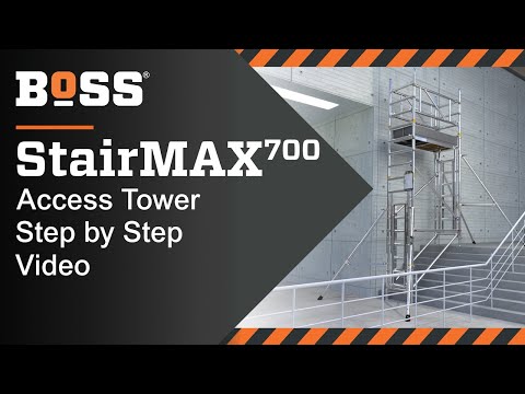 BoSS StairMAX 700 Guardrail Access Tower - 9 m Platform Height