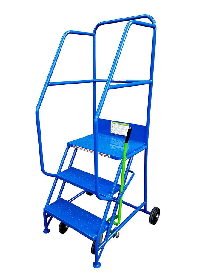 Klime-ezee Industrial Mobile Warehouse Steps - 3 Tread