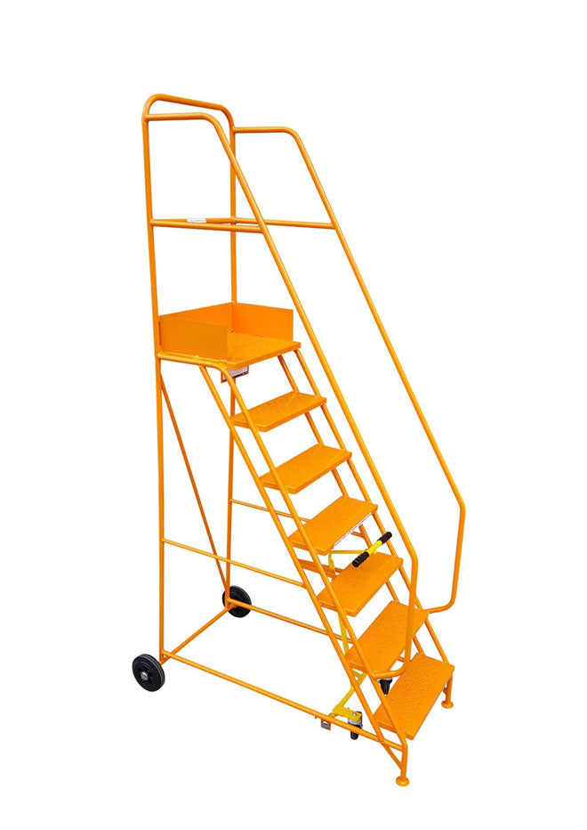 Klime-ezee Industrial Mobile Warehouse Steps - 7 Tread