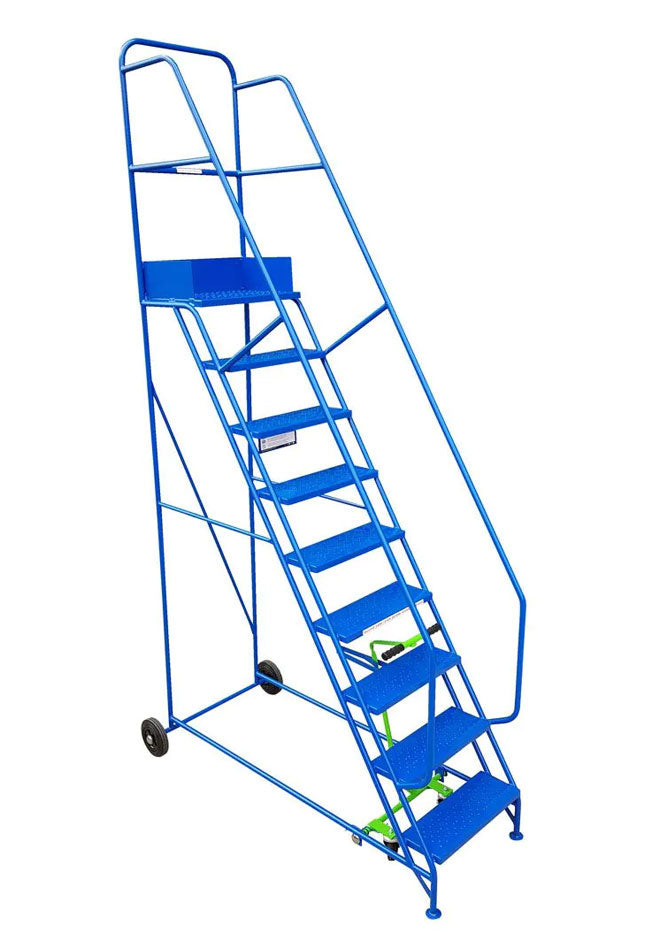 Klime-ezee Industrial Mobile Warehouse Steps - 9 Tread