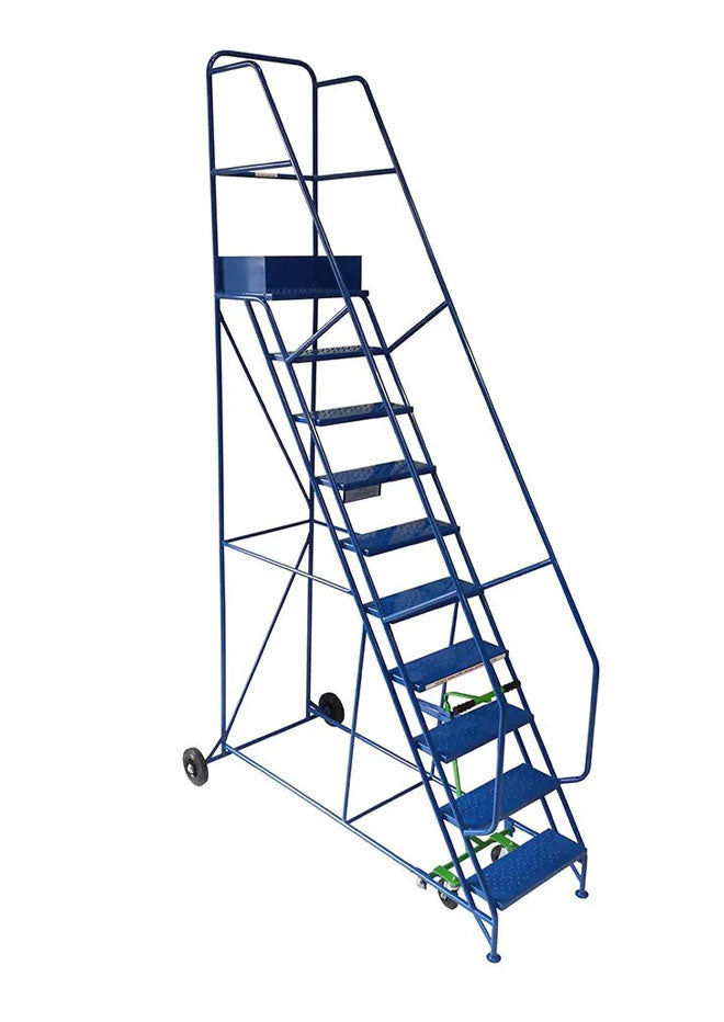 Klime-ezee Industrial Mobile Warehouse Steps - 10 Tread