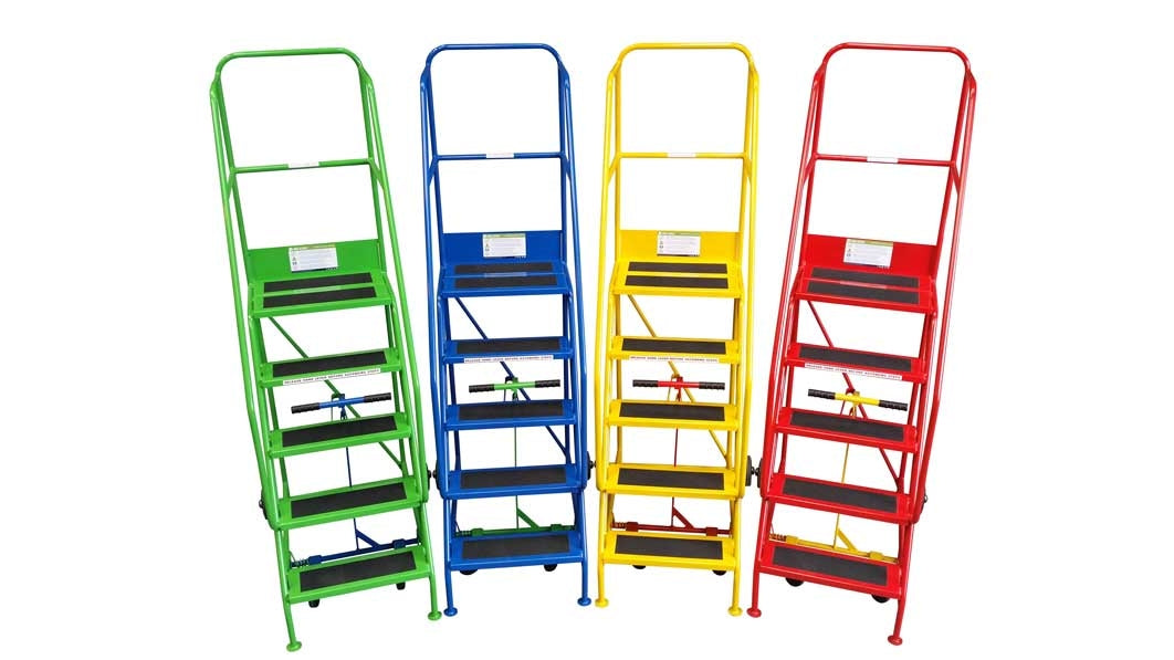 Klime-ezee Light Weight Mobile Warehouse Steps - 2 Tread