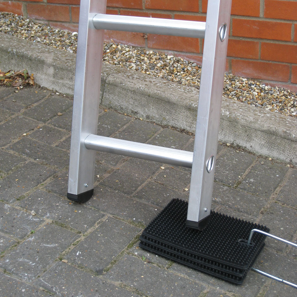 Laddermat Anti-Slip Ladder Leveller on stone