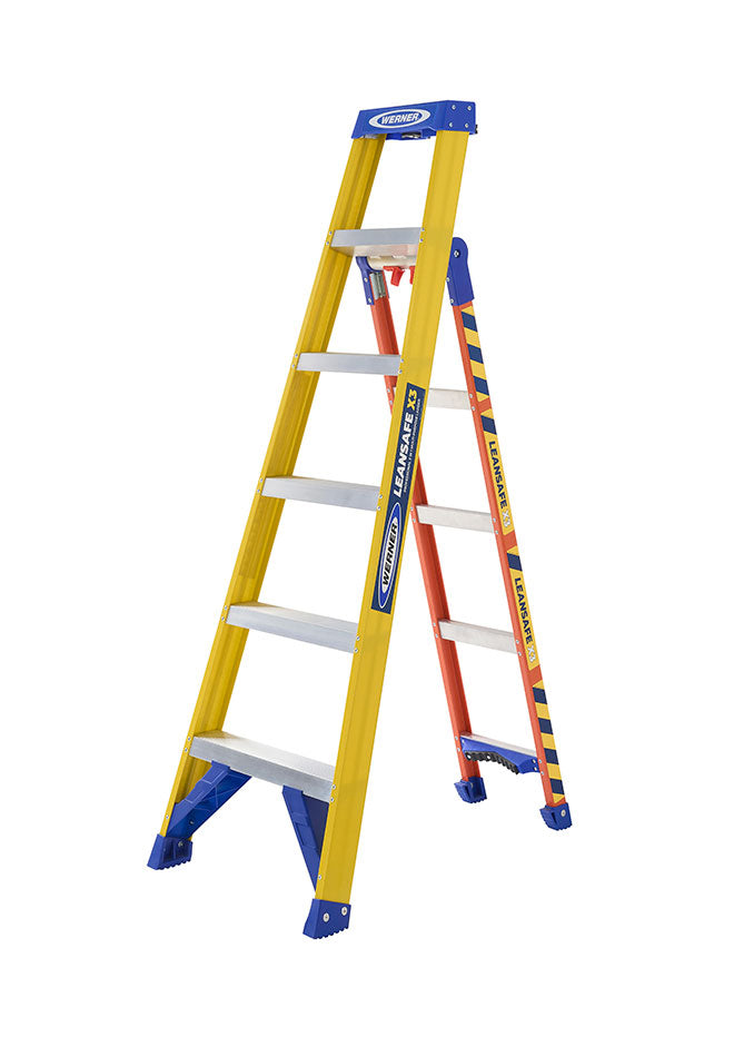 Werner Leansafe X3 Fibreglass Multi-Purpose Combination Ladder