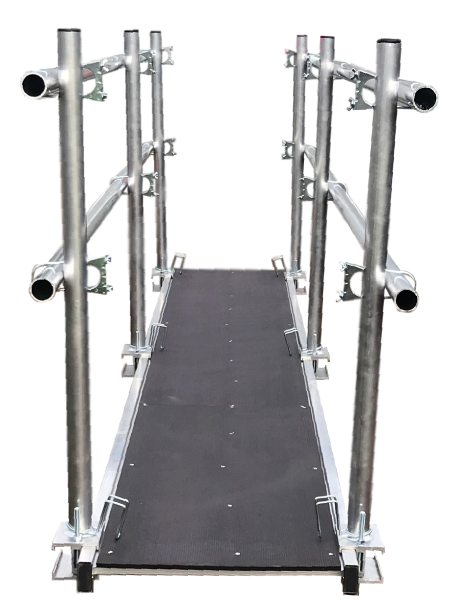LFI Tuff Board Staging System with double handrails