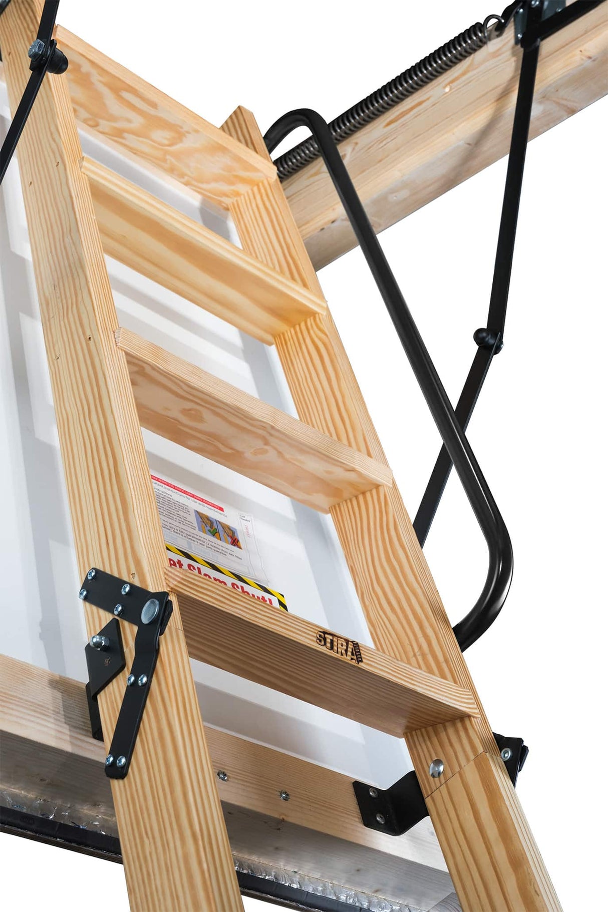 Stira Cosy+ Wooden Loft Ladder Close Up