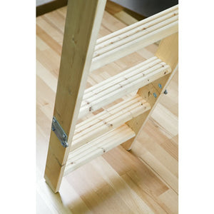MidMade Folding Timber Loft Ladder - 700 x 1130mm Extra Insulation