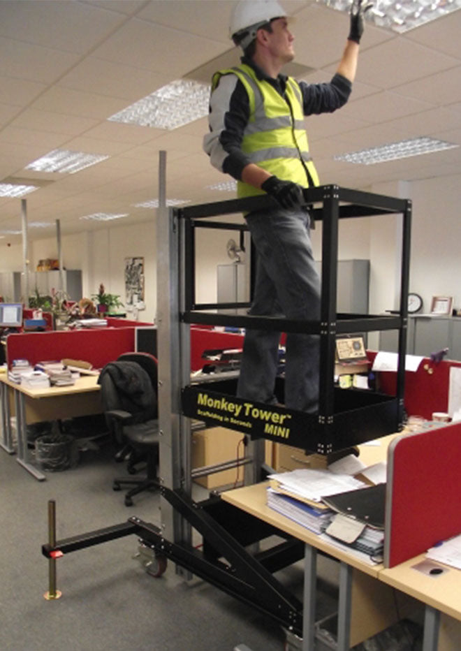 Mini Monkey Tower Over Desk