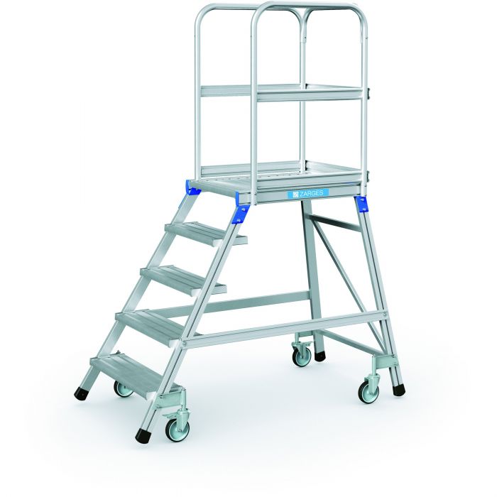 Zarges Z600 Mobile Single-Sided Access Warehouse Step