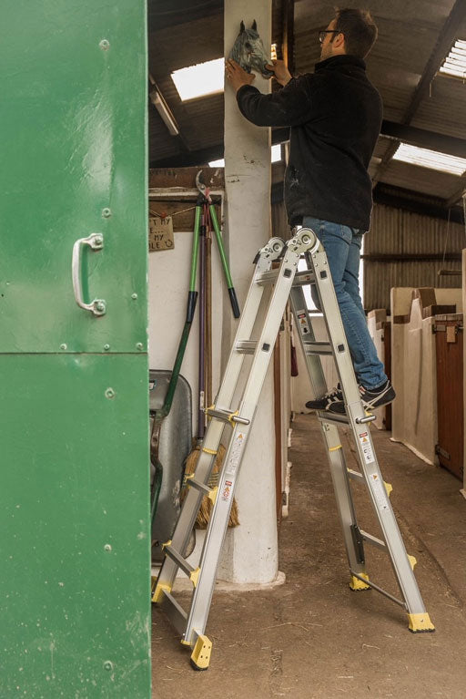 Lyte Aluminium Telescopic Combination Ladder - step ladder