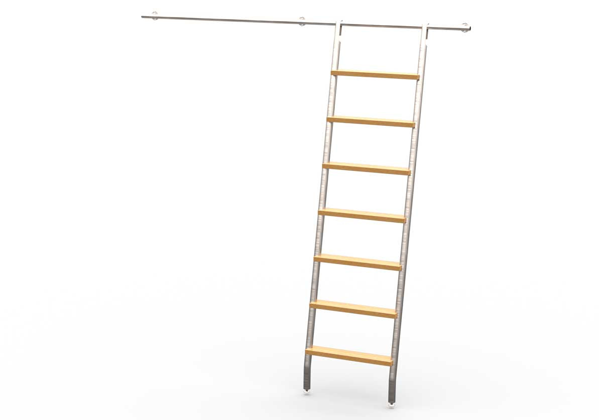 Hook on ladder without structure