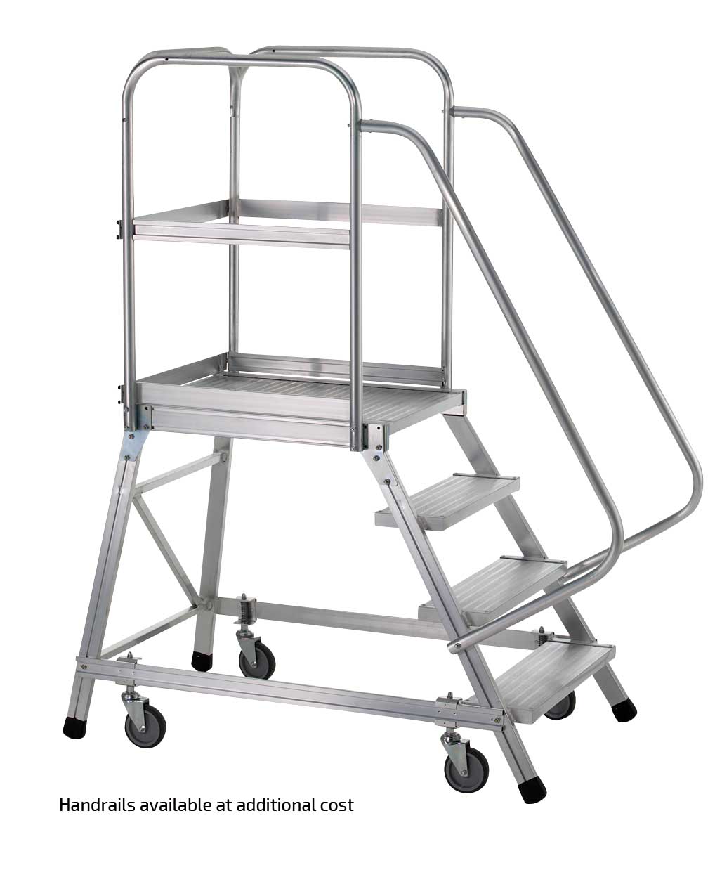 Warehouse Step With Handrails