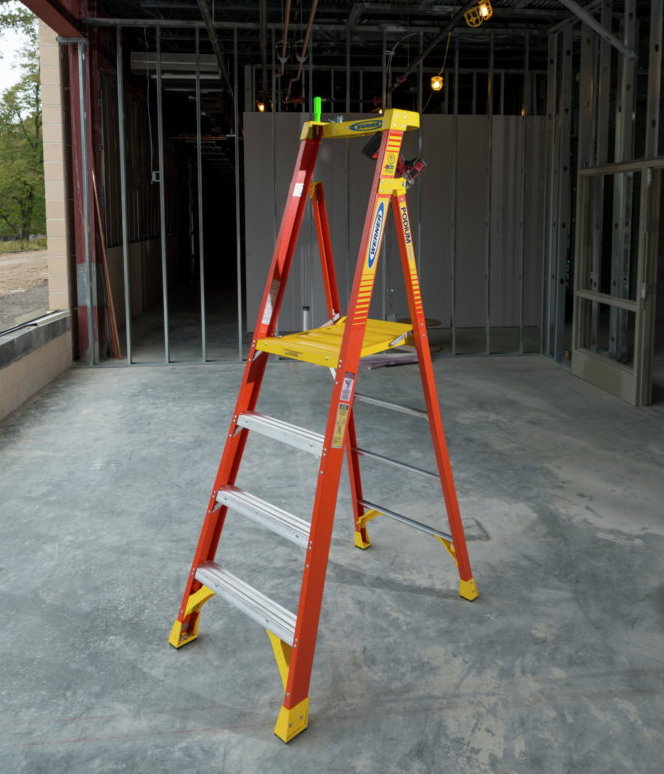 Werner Fibreglass Podium Step Ladders