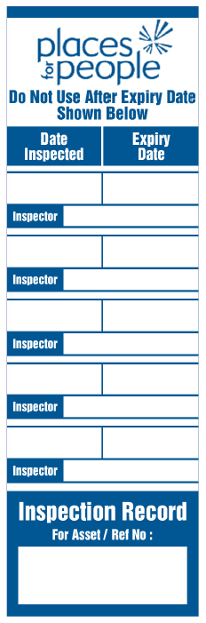Personalised Ladder Log Tag for Places for People