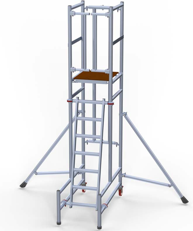 UTS Aluminium Adjustable Podium Step 2m