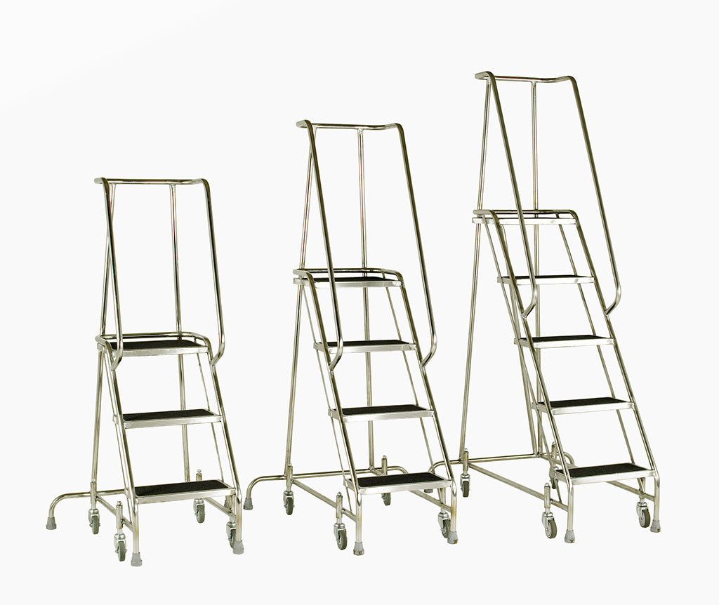 Steptek Stainless Steel Mobile Steps