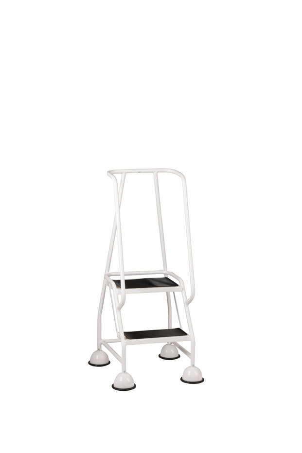 Steptek Classic Warehouse Steps - 2 Tread White