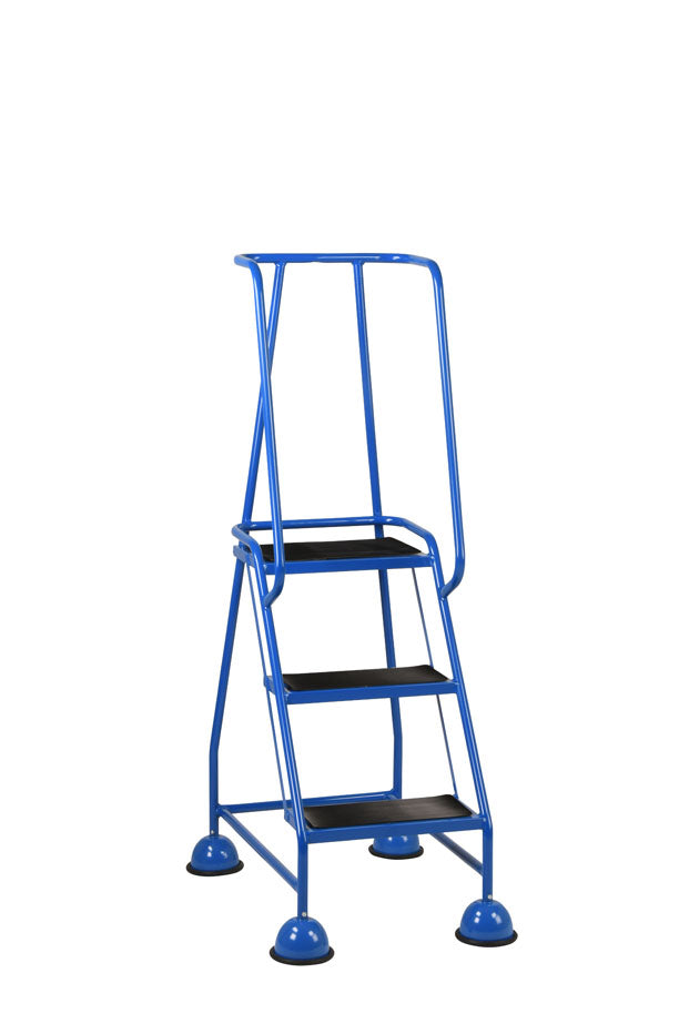 Steptek Classic Warehouse Steps - 3 Tread Blue
